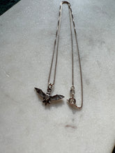 Load image into Gallery viewer, Bat Sterling Silver Necklace 18”
