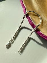 Load image into Gallery viewer, Sterling Silver Ball Bead Bracelet 6.75”
