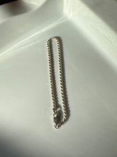 Load image into Gallery viewer, Italian Sterling Rope Bracelet 7.25”
