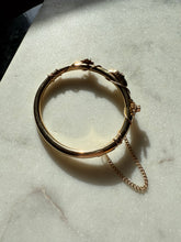 Load image into Gallery viewer, Opal 14k Gold Bangle Bracelet 6.25”
