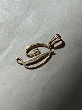 Load image into Gallery viewer, Vintage 14k Yellow Gold ‘D’ Initial Pendant
