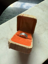 Load image into Gallery viewer, Vintage Engraved Sterling Silver Solid Band Size 7
