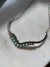 Load image into Gallery viewer, Vintage Signed Opal Sterling Necklace 18.75”

