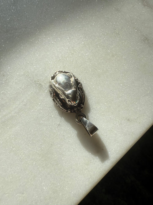 Bunny Solid Sterling Silver Pendant