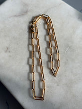 Load image into Gallery viewer, Gold Vermeil Paperclip Chain 18.75”
