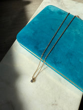 Load image into Gallery viewer, Vintage 14k Gold Diamond Necklace 15.75”
