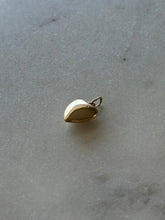 Load image into Gallery viewer, Starburst Diamond Mini Heart Charm 14k Gold

