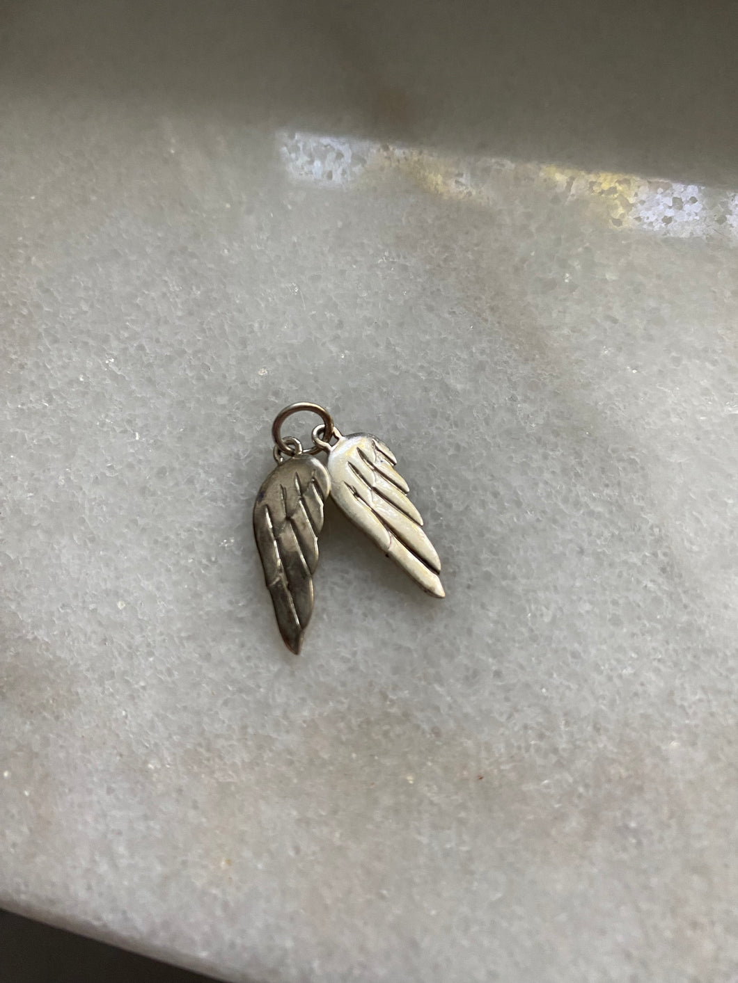 Angel Wings Sterling Silver Charm