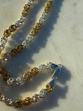 Load image into Gallery viewer, Milor Italy Two-Toned Sterling Gold Vermeil Chain 24”
