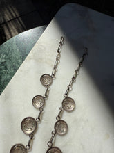 Load image into Gallery viewer, Sterling Silver 1864-1913 Peruvian Coin Necklace 17”
