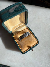 Load image into Gallery viewer, Floral Etched Sterling Silver Band Size 9
