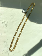 Load image into Gallery viewer, Figaro Link Gold Vermeil Necklace
