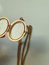 Load image into Gallery viewer, Edwardian 12k Gold Fill Cross Locket Necklace
