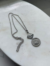 Load image into Gallery viewer, Vintage Cat Charm Necklace 20”

