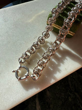 Load image into Gallery viewer, Sailor Bolt Clasp Sterling Silver Chunky Chain 17”
