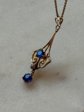 Load image into Gallery viewer, Vintage 10k Gold Lavalier Pendant
