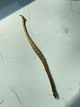 Load image into Gallery viewer, Milor Italy Double Sided Gold Vermeil Bracelet 7.5”
