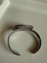 Load image into Gallery viewer, Mexico Chunky Sterling Silver Cuff Bracelet 6.25”
