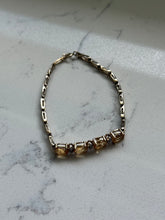 Load image into Gallery viewer, Citrine Gold Vermeil Bracelet 7.5”
