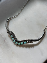 Load image into Gallery viewer, Vintage Signed Opal Sterling Necklace 18.75”
