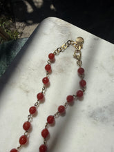 Load image into Gallery viewer, Italian Gold Vermeil Beaded Necklace 18”-20”
