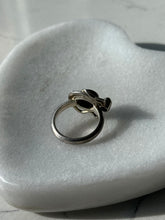 Load image into Gallery viewer, Vintage Garnet Sterling Silver Ring Size 6.25
