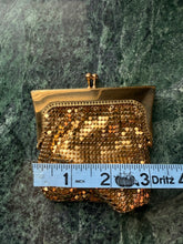Load image into Gallery viewer, Vintage Golden Mesh Purse
