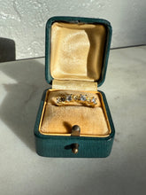 Load image into Gallery viewer, CZ Gold Vermeil Stacker Band Size 5.5
