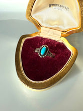 Load image into Gallery viewer, Turquoise Sterling Silver Ring Size 6.25
