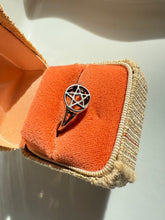Load image into Gallery viewer, Pentagram Sterling Silver Ring Size 8.25
