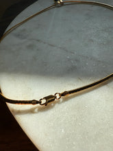 Load image into Gallery viewer, Blue Gemstone Gold Vermeil Necklace 18”
