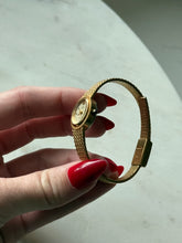Load image into Gallery viewer, Italian Jules Jurgensen Goldtone Ladies Wrist Watch 6.25”
