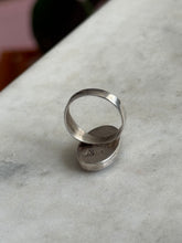 Load image into Gallery viewer, Black Onyx &amp; Tigers Eye Inlay Sterling Silver Ring Size 7
