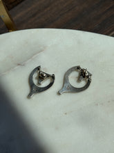 Load image into Gallery viewer, Mexico Vintage Sterling Silver Push Back Earrings
