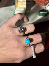 Load image into Gallery viewer, Amethyst Sterling Silver Ring Size 5.5
