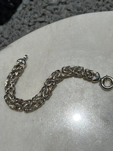 Load image into Gallery viewer, Sterling Silver Byzantine Bracelet w/ Sailor Bolt Clasp 7.25”
