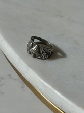 Load image into Gallery viewer, Vintage Mushroom Sterling Silver Ring Size 5.25
