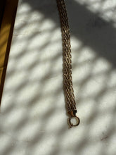 Load image into Gallery viewer, Gold Vermeil Sailor Hook Clasp Bracelet 8”
