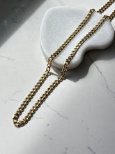 Load image into Gallery viewer, Italian Gold Vermeil Cuban Curb Link Chain 24”
