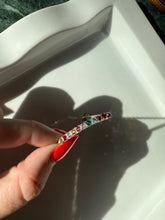 Load image into Gallery viewer, Rainbow Sterling Silver Bracelet 7”

