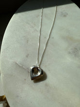 Load image into Gallery viewer, Puffy Heart Sterling Necklace
