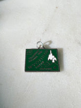 Load image into Gallery viewer, Vintage Wyoming Yellowstone National Park Enamel Sterling Silver Charm
