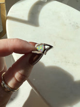 Load image into Gallery viewer, Opal Heart Sterling Silver Ring Size 6

