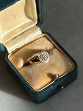 Load image into Gallery viewer, Midcentury 10k Solid Gold Engraved Heart Signet Ring Size 4.5
