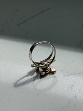 Load image into Gallery viewer, Articulated Frog Sterling Silver Ring Size 6.5
