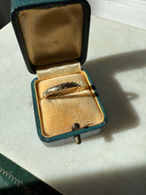 Load image into Gallery viewer, Classic Gold Vermeil Twisted Stacker Ring Size 11.25
