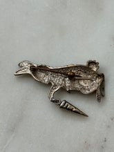 Load image into Gallery viewer, Vintage Rabbit Solid Sterling Silver Brooch
