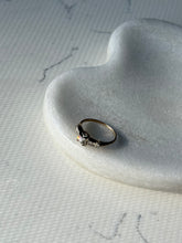 Load image into Gallery viewer, 14k Yellow Gold &amp; 18k White Gold Diamond Arrow Ring
