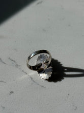 Load image into Gallery viewer, Vintage Turquoise Sterling Silver Ring Size 6.75
