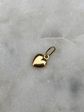 Load image into Gallery viewer, Mini Heart Vintage 14k Gold Charm
